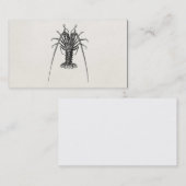  Spiny Lobster Persoonlijke Sjabloon Visitekaartje (Voorkant / Achterkant)
