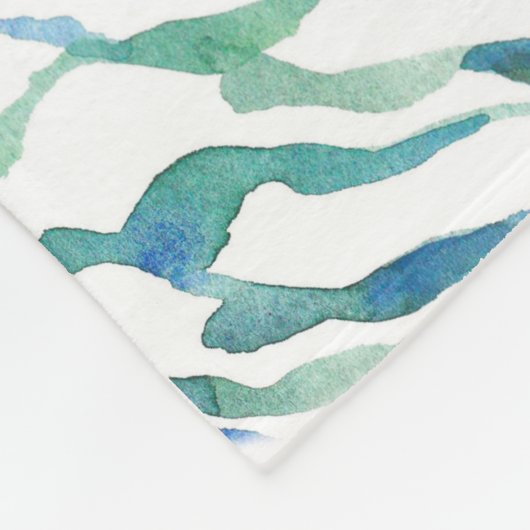 Spiny Seahorse Artwork Fleece Blanket (Hoek)