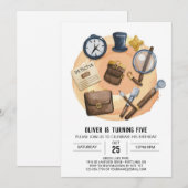 Spion betoverde detective verjaardag kaart (Voorkant / Achterkant)