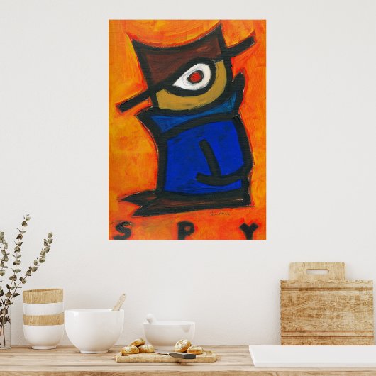 spion poster (Keuken)