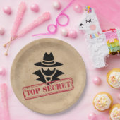 Spion/Secret Agent Theme Party Papieren Bordje (Feest)