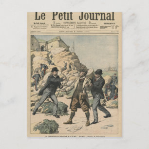 Spionage in Frankrijk Arrestatie van een Engelse k Briefkaart