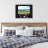 spionnen canvas afdruk (Insitu (Slaapkamer))