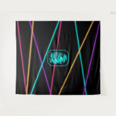 Spionnen Laserfeest Wandkleed (Voorkant (horizontaal))