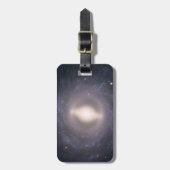 Spiraal Galaxy NGC 1015. Bagagelabel (Voorkant verticaal)