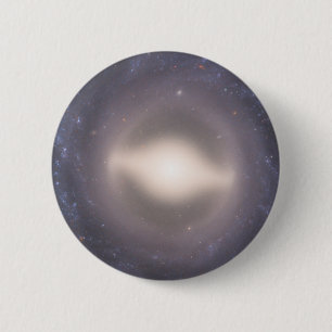 Spiraal Galaxy NGC 1015. Ronde Button 5,7 Cm