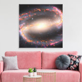 Spiraal Galaxy NGC 1300. Canvas Afdruk (Insitu (Woonkamer))