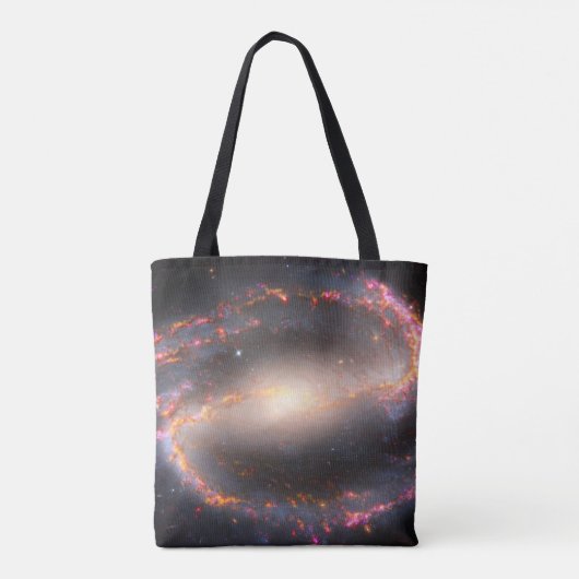 Spiraal Galaxy NGC 1300. Draagtas (Achterkant)