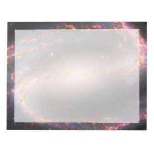 Spiraal Galaxy NGC 1300. Notitieblok