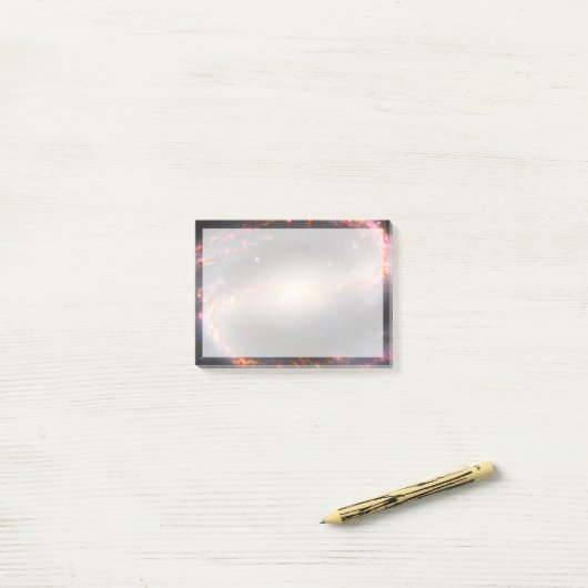 Spiraal Galaxy NGC 1300. Post-it® Notes (Op bureau)