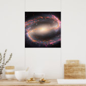 Spiraal Galaxy NGC 1300. Poster (Keuken)