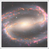 Spiraal Galaxy NGC 1300. Sticker (Voorkant)