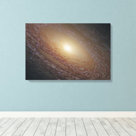 Spiraal Galaxy NGC 2841 Canvas Afdruk (Insitu (Houten vloer))