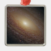 Spiraal Galaxy NGC 2841 Metalen Ornament (Voorkant)