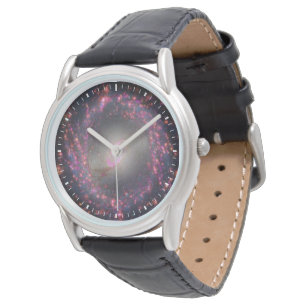 Spiraal Galaxy NGC 3351. Horloge