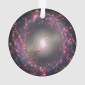 Spiraal Galaxy NGC 3351. Ornament (achterkant)