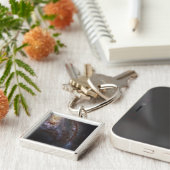 Spiraal Galaxy NGC 3627. Sleutelhanger (Zijkant)