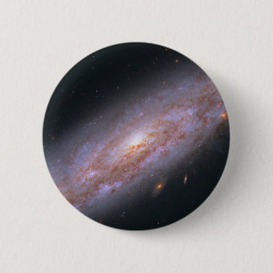 Spiraal Galaxy NGC 3972. Ronde Button 5,7 Cm