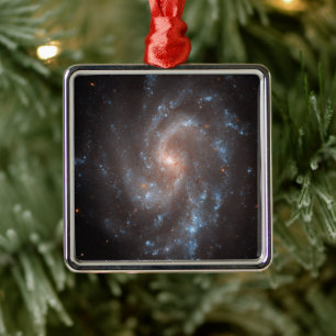 Spiraal Galaxy NGC 5584 Metalen Ornament