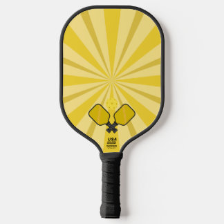Spiraal Geel Pickle Ball Paddle