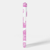 Spiraal handschrift roze hart voor Valentijnsdag Case-Mate iPhone Case (Achterkant / Rechts)