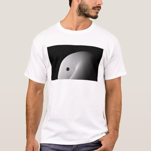 Spiraal Illusie 3D T-shirt (Voorkant)