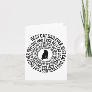 Spiraal Kat Vader - Beste Kat Papa Vader Ooit Spir Kaart