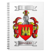 Spiraal Notebook Gonzalez Achternaam En Schild