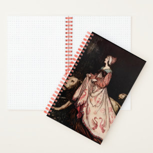 Spiraal Notebook Kogel vrouw en leeuwen Rackham Notitieboek