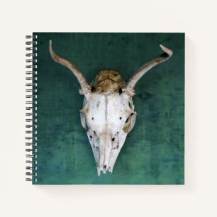 Spiraal Notitieboek Antelope Skull Design
