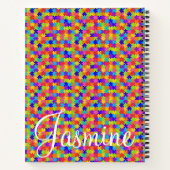 Spiraal Notitieboek Colorful Puzzle (Achterkant)
