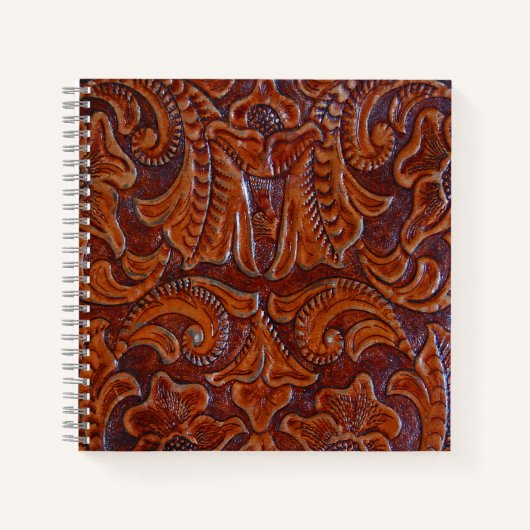 Spiraal Notitieboek met cognac-cognac (Voorkant)