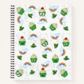 Spiraal Notitieboek St. Patrick's Day Cupcakes (Voorkant)