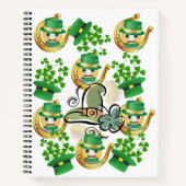Spiraal Notitieboek St. Patrick's Day Hoefijzer (Voorkant)