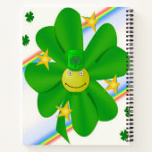 Spiraal Notitieboek St. Patrick's Day Shamrock (Achterkant)
