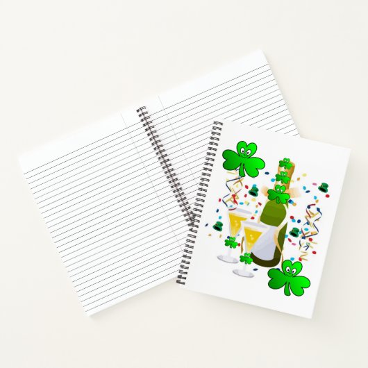 Spiraal Notitieboek St. Patrick's Rainbow Shamrock (Binnen)