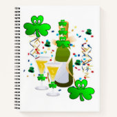 Spiraal Notitieboek St. Patrick's Rainbow Shamrock (Voorkant)