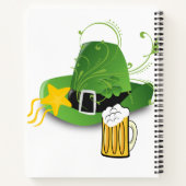 Spiraal Notitieboek St. Patrick's Shamrock Beer (Achterkant)