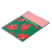 Spiraal Notitieboek te personaliseren: Leuke rode (Linkerzijde)