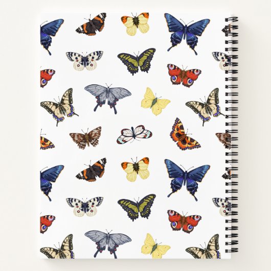 Spiraal Notitieboek voor vlinderbloemigen (Achterkant)
