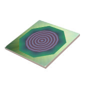 Spiraal ontwerp tegeltje (Zijkant)