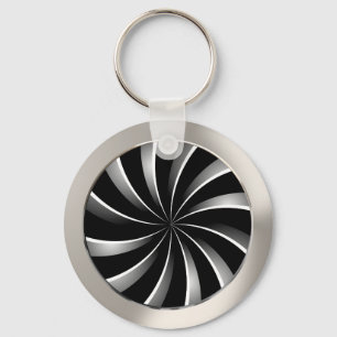 Spiraal patroon sleutelhanger