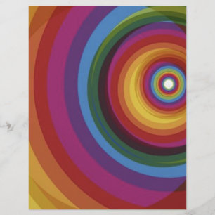 Spiraal Regenboog Vector Achtergrond Flyer