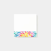 Spiraal regenboog waterverf abstract post-it® notes (Voorkant)