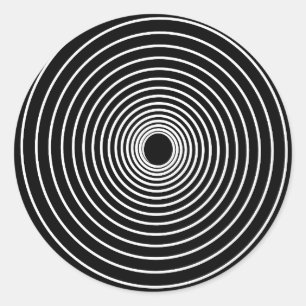 Spiraal Ronde Sticker