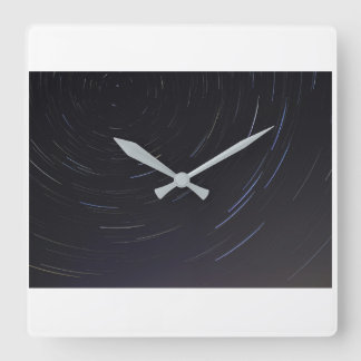Spiraal Ster Vierkante Wandklok Klok