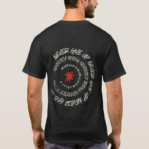 Spiraal van veerkracht met Rebel Bloom T-shirt
