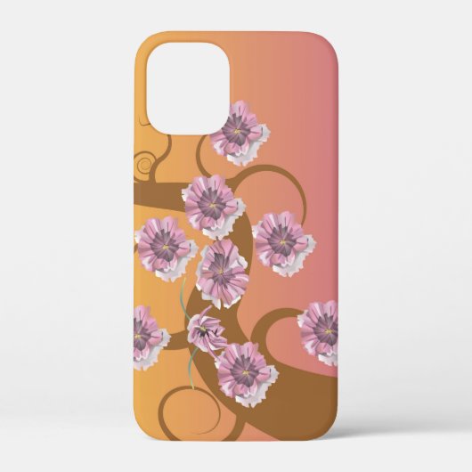 Spiraalboom met bloem 13" Notitieboek Hoesje (Achterkant)