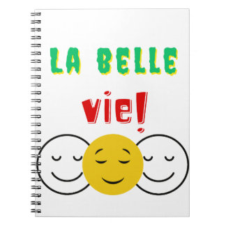 Spiraalfotoboek LA BELLE LEVEN! Notitieboek