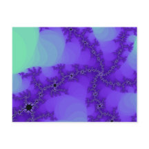 Spiraalgolven Fractaal Briefkaart